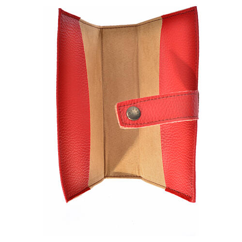 Funda Lit. Horas vol. ún. ESPAÑA cuero sint Madonna Kiko rojo 3