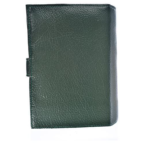 Funda Lit. Horas vol. ún. ESPAÑA cuero sint Cristo verde 2