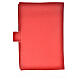 Funda Lit. Horas vol. ún. ESPAÑA cuero sint rojo Cristo s2