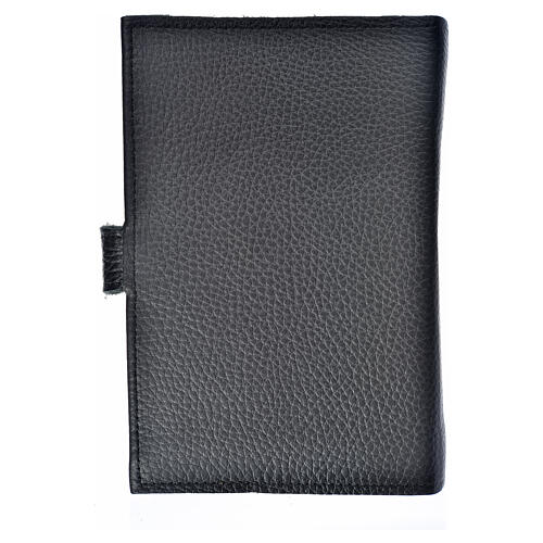 Funda Lit. Horas vol. ún. ESPAÑA cuero negro Virgen y Niño 2