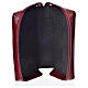 New Jesuralem Bible cover in burgundy bonded leather with image of Our Lady s3