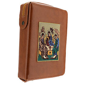 New Jerusalem Bible hardcover brown bonded leather with Holy Trinity image