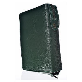 New Jerusalem Bible hardcover green bonded leather with the Holy Family of Kiko