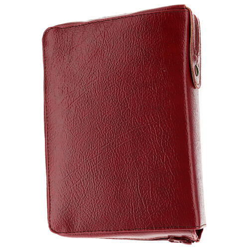 The Divine Mercy New Jerusalem Bible Hardcover in English in burgundy leather 4