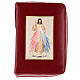 The Divine Mercy New Jerusalem Bible Hardcover in English in burgundy leather s1