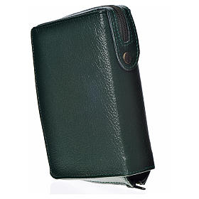 Divine Office cover in green bonded leather