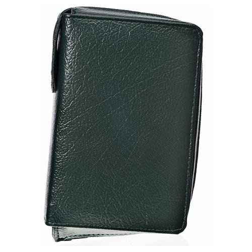 Divine Office cover in green bonded leather 1