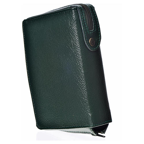 Divine Office cover in green bonded leather 2