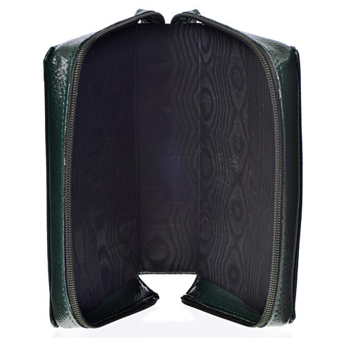 Divine Office cover in green bonded leather 3