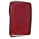 Cover for the Divine Office in burgundy bonded leather s1