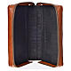 Divine office cover in brown bonded leather with image of the Christ Pantocrator s3
