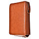 Divine office cover, brown bonded leather s2