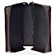 Divine office cover dark bonded leather Our Lady of the Tenderness s3