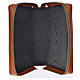 Divine office cover brown bonded leather Christ Pantocrator s3