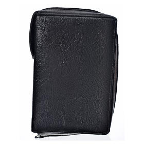 Divine office cover, black bonded leather