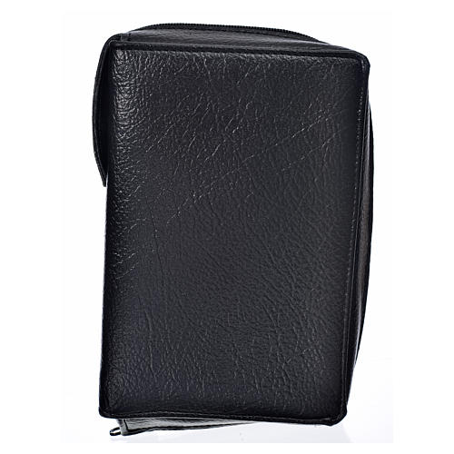 Divine office cover, black bonded leather 1