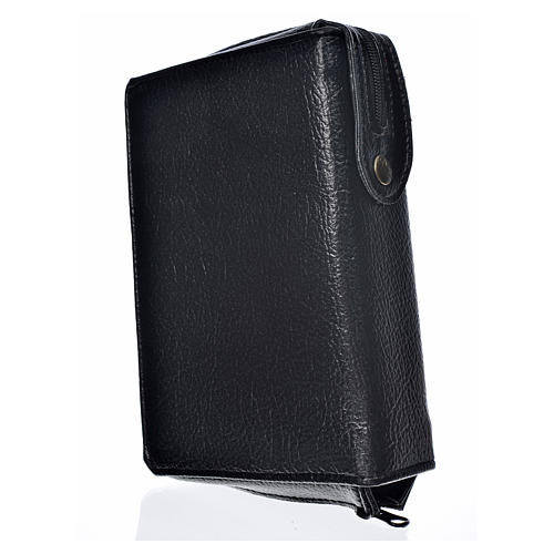 Divine office cover, black bonded leather 2