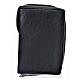 Divine office cover, black bonded leather s1