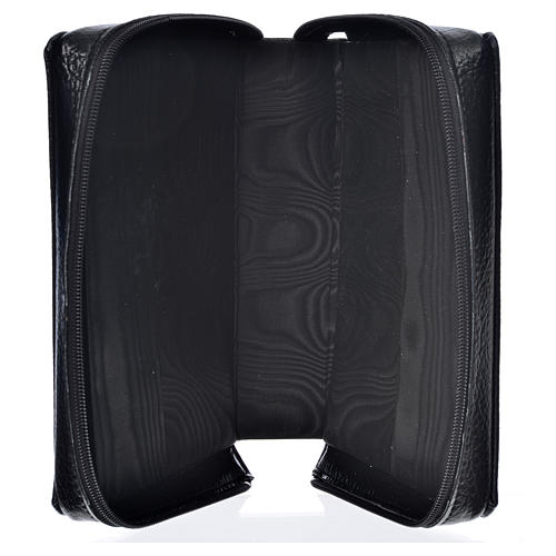 Divine office cover, black bonded leather 3