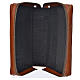 Divine office cover brown bonded leather Our Lady of Kiko s3