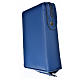Divine office cover in blue bonded leather Holy Family s2