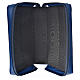 Divine office cover in blue bonded leather Holy Family s3