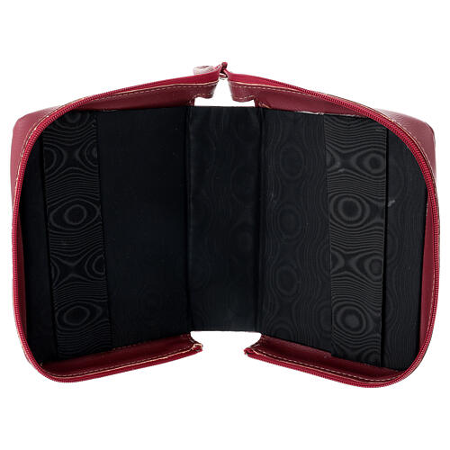 Divine Office cover burgundy leather Holy Trinity 5