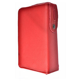 Cover for the Divine Office burgundy leather Holy Family of Kiko