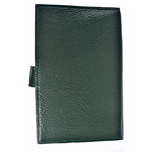 Cover for the Divine Office green bonded leather Our Lady of the New Millennium 2