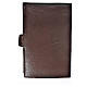 Cover for the Divine Office dark brown bonded leather Our Lady of the Tenderness s2