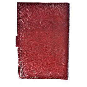 Cover for the Divine Office burgundy bonded leather Our Lady of the New Millennium