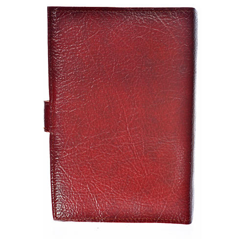 Cover for the Divine Office burgundy bonded leather Our Lady of the New Millennium 2