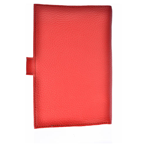 Cover for the Divine Office red bonded leather Holy Family of Kiko 2