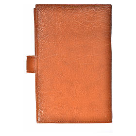 Cover for the Divine Office brown bonded leather Our Lady of Kiko