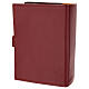 Cover for the Divine Office burgundy leather Holy Trinity s3