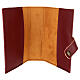 Cover for the Divine Office burgundy leather Holy Trinity s4