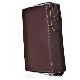 Ordinary Time III cover, dark brown bonded leather with image of the Holy Trinity