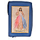 Cover Liturgy of the Hours blue bonded leather Divine Mercy s1