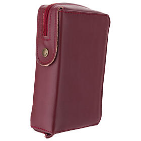 LIturgy of the Hours cover in red leather