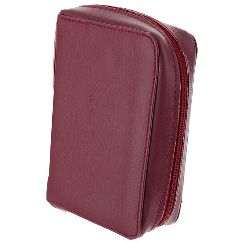 LIturgy of the Hours cover in red leather 3