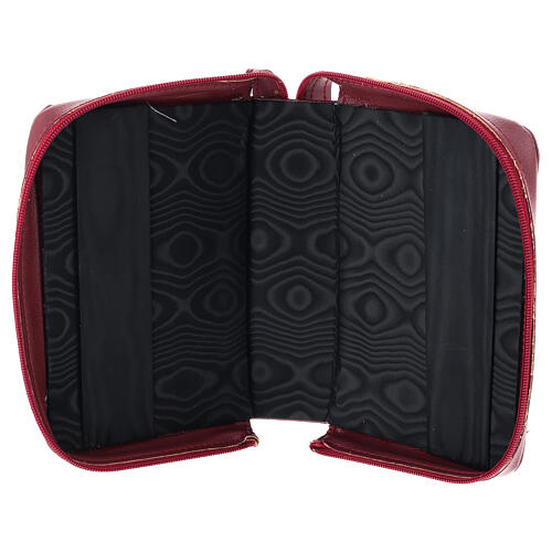 LIturgy of the Hours cover in red leather 5