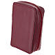 LIturgy of the Hours cover in red leather s3