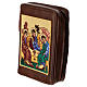 Ordinary time III cover in beige leather with image of the Holy Trinity s3