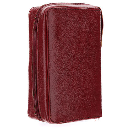 Ordinary time III cover in burgundy leather Our Lady of Vladimir 3