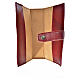 Ordinary time III cover in burgundy leather imitation with image of Jesus Christ s3