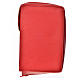 Cover for the Morning & Evening prayer, red bonded leather s1