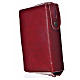 Morning & Evening prayer cover, burgundy bonded leather with image of the Divine Mercy s2