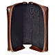 Morning & Evening prayer cover in brown bonded leather with image of Our Lady and Baby Jesus s3