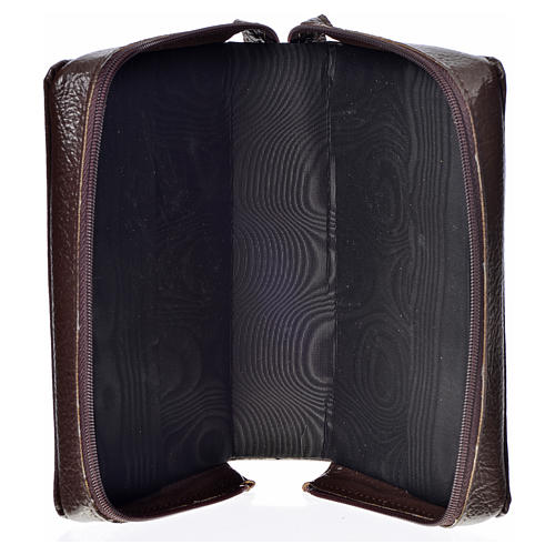 Morning & Evening prayer cover dark bonded leather with image of Our Lady of the Tenderness 3