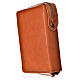 Morning & Evening prayer cover brown bonded leather, Our Lady and Baby Jesus s2